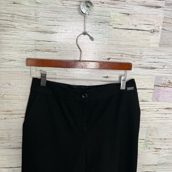 Badgley Mischka Size 10 Black dress pants trousers - Picture 3 of 8